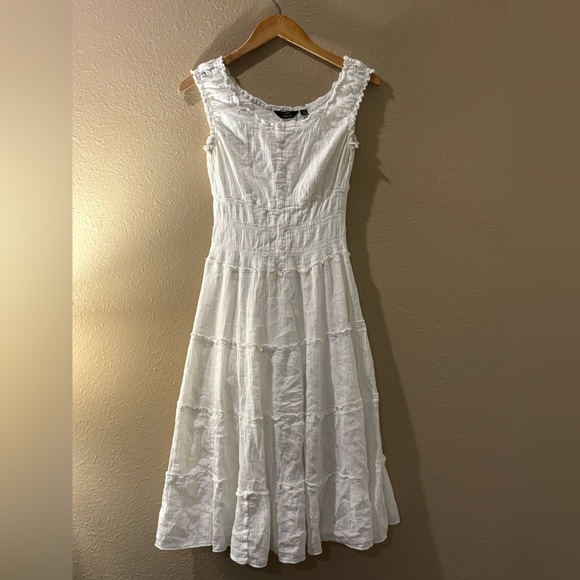White Mlle Gabrielle long dress size 2x. - Picture 2 of 5